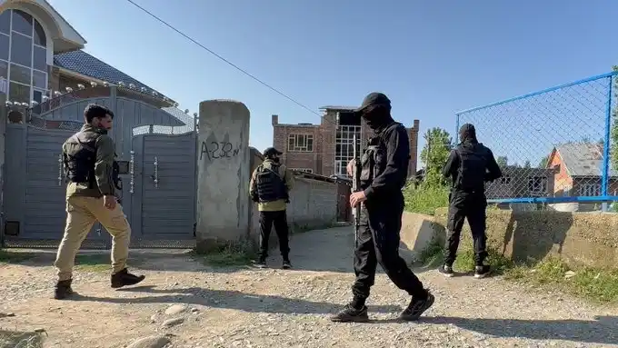 Image from Kashmir Watcher: National Investigation Agency (NIA) conducted coordinated raids across...