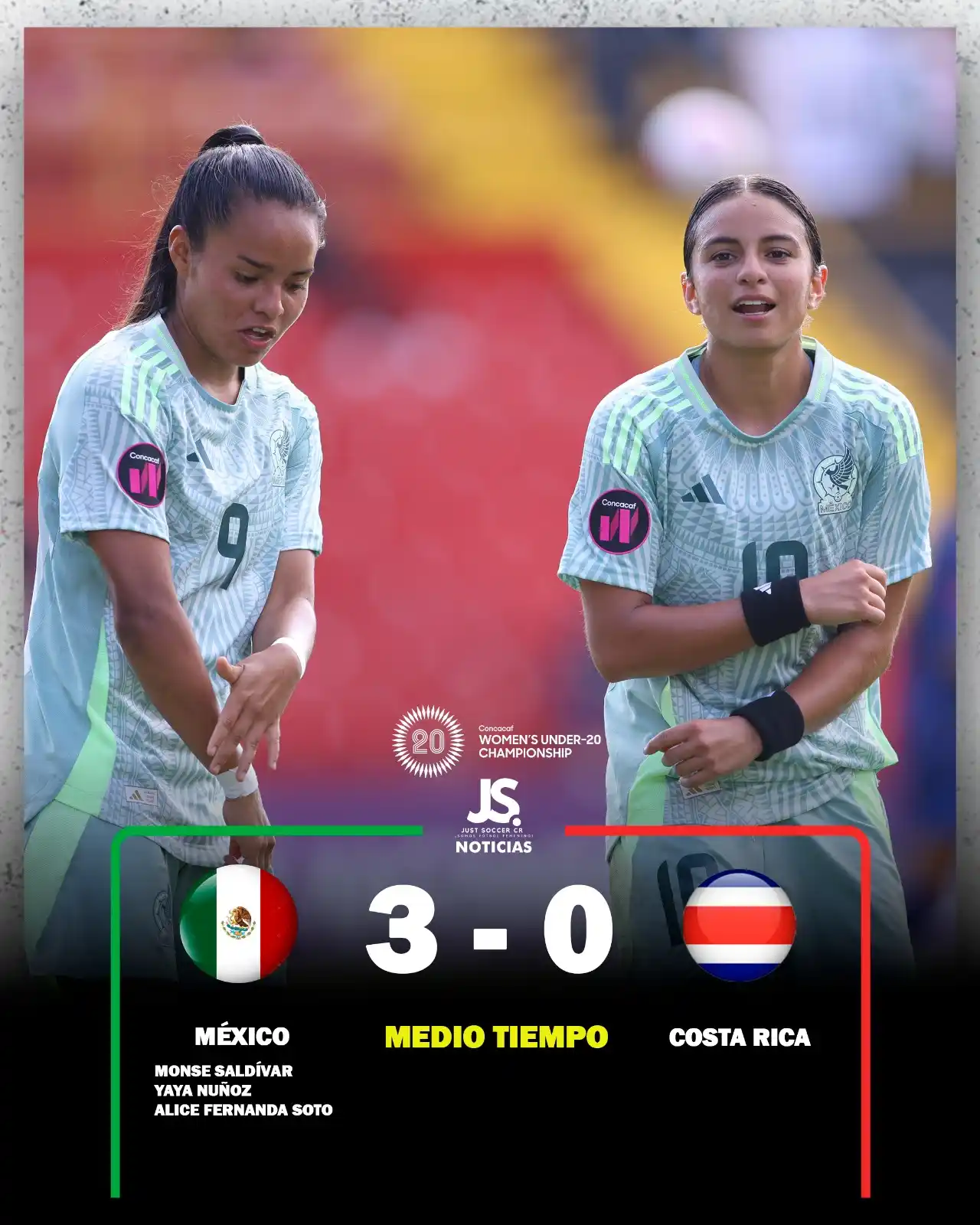 Image from Just Soccer Costa Rica : ✍🏻| ¡𝐍𝐎𝐒 𝐕𝐀𝐌𝐎𝐒 𝐀𝐋 𝐃𝐄𝐒𝐂𝐀𝐍𝐒𝐎!  🎯 𝐌é𝐱𝐢𝐜𝐨 𝐧𝐨𝐬 ...