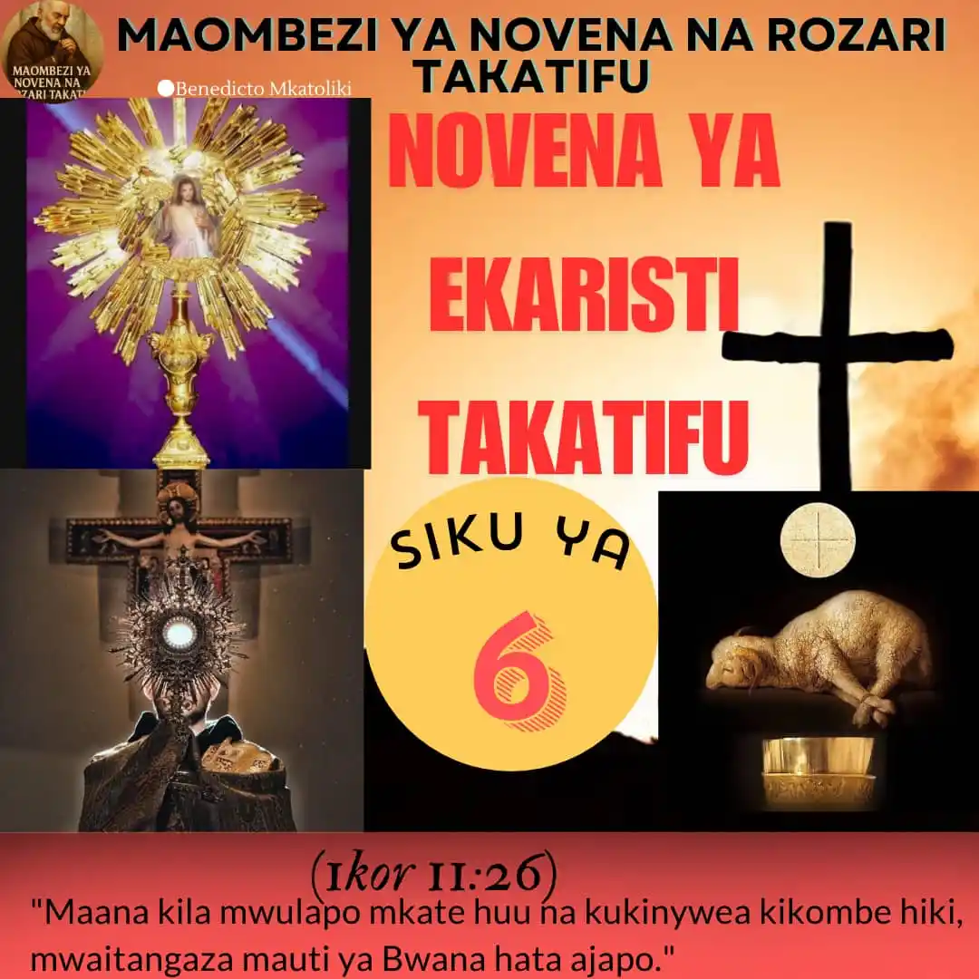 Image from DIVINE RETREAT UPDATES AND PRAYERS: *NOVENA YA EKARISTI TAKATIFU* *SIKU YA SITA (6)* *JUMATANO - 18/06/2...
