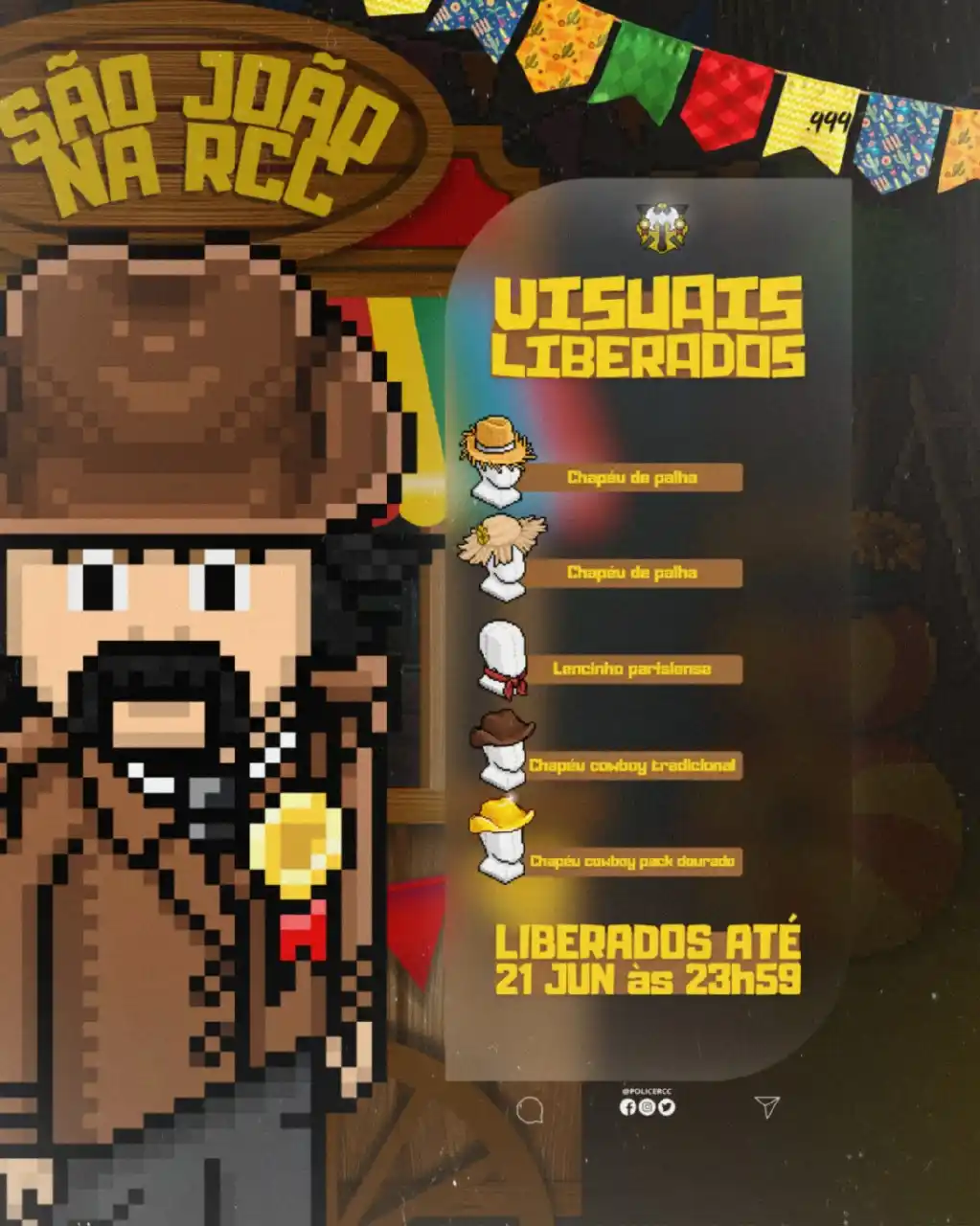 Image from RCC - Formando Líderes: 🌽🔥 O ARRAIÁ TÁ LIBERADO, SÔ! 🔥🌽 Chegou a hora de montar o look ca...