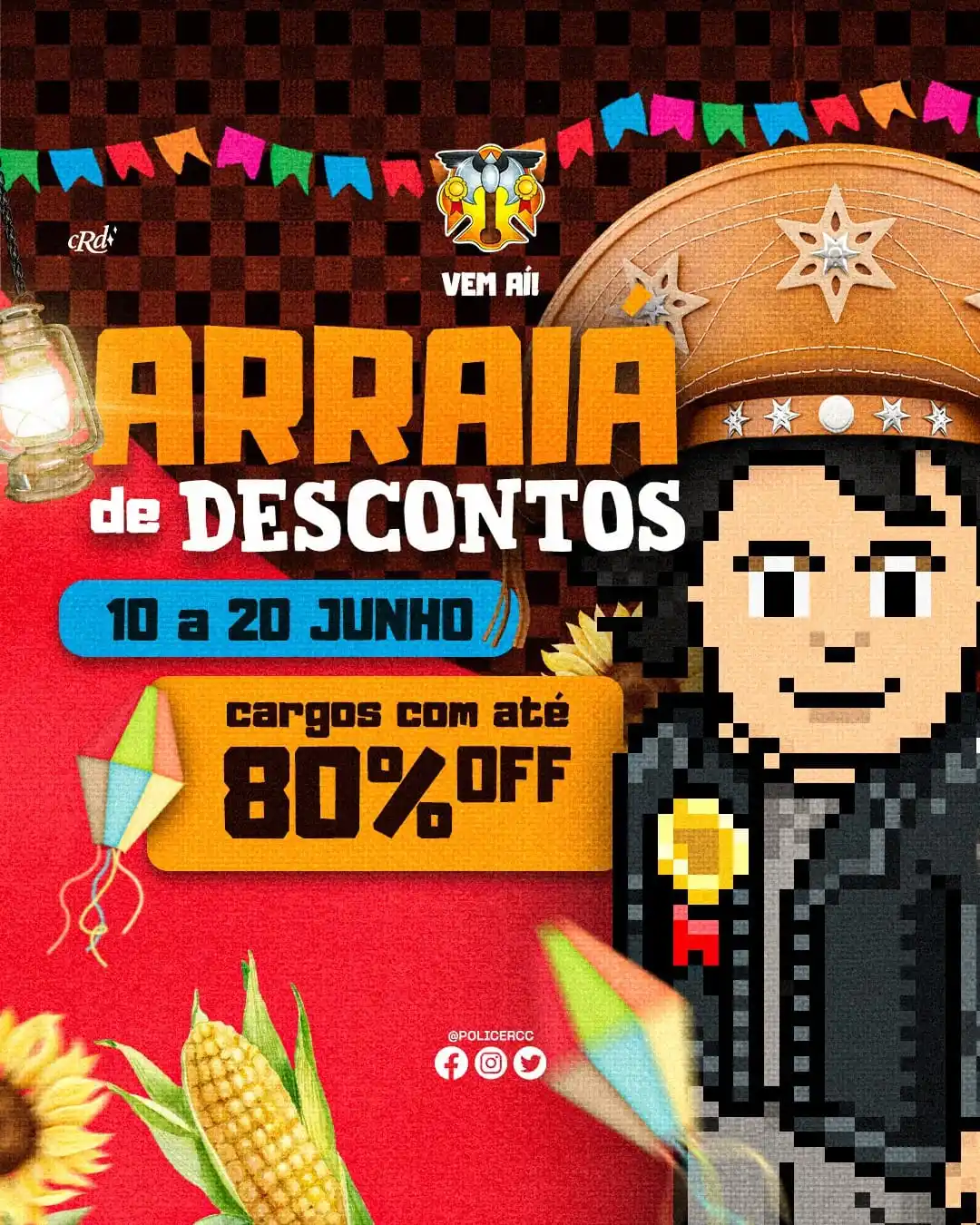 Image from RCC - Formando Líderes: 🌽 OLHA O DESCONTOOO... É VERDADE! O Arraiá de Descontos tá chegando e...