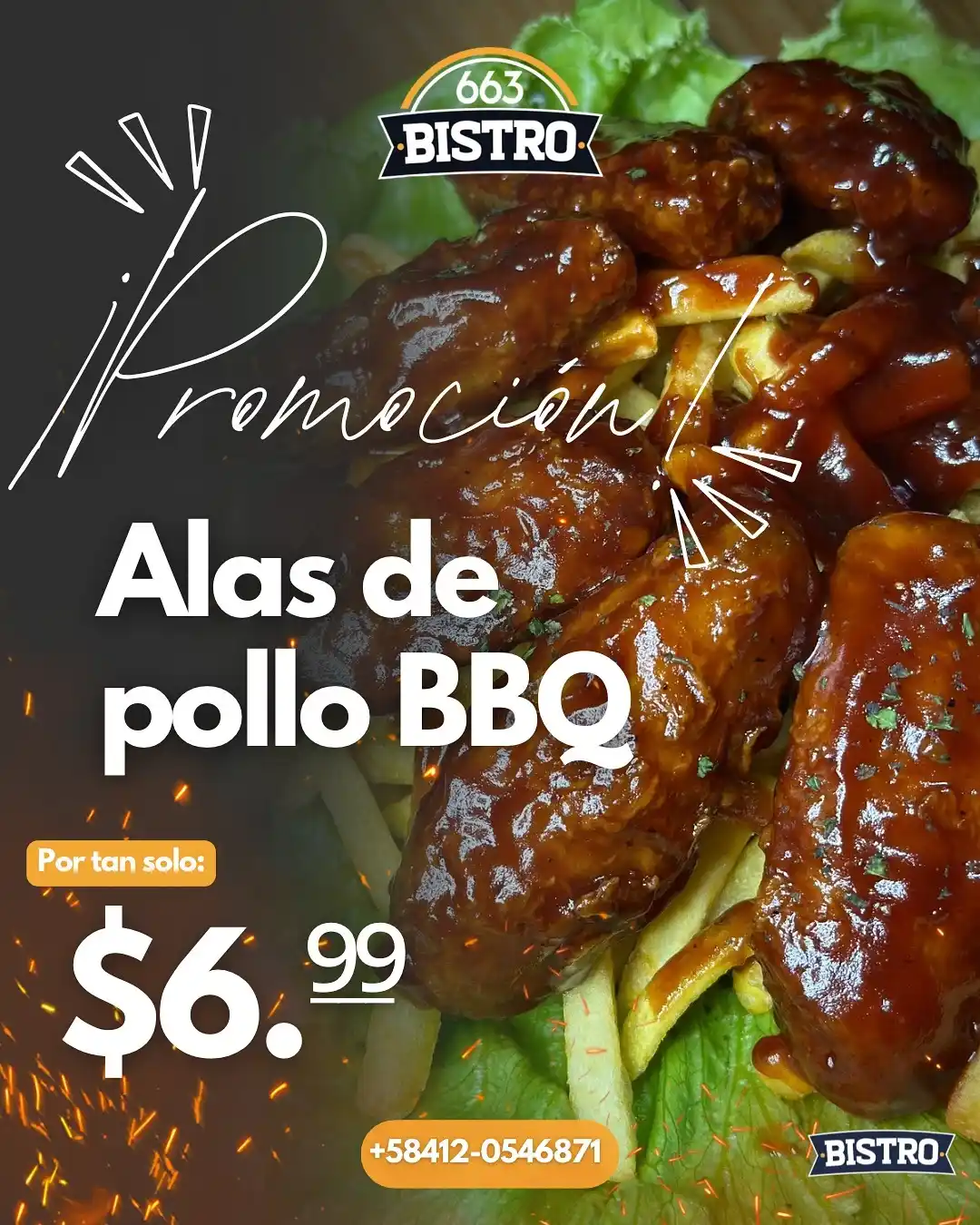 Image from Noticias ElTocuyoAlDia: *¡PROMOCION EN ALAS DE POLLO BBQ!🤩🤤*  Nos gusta complacer a nuestros...