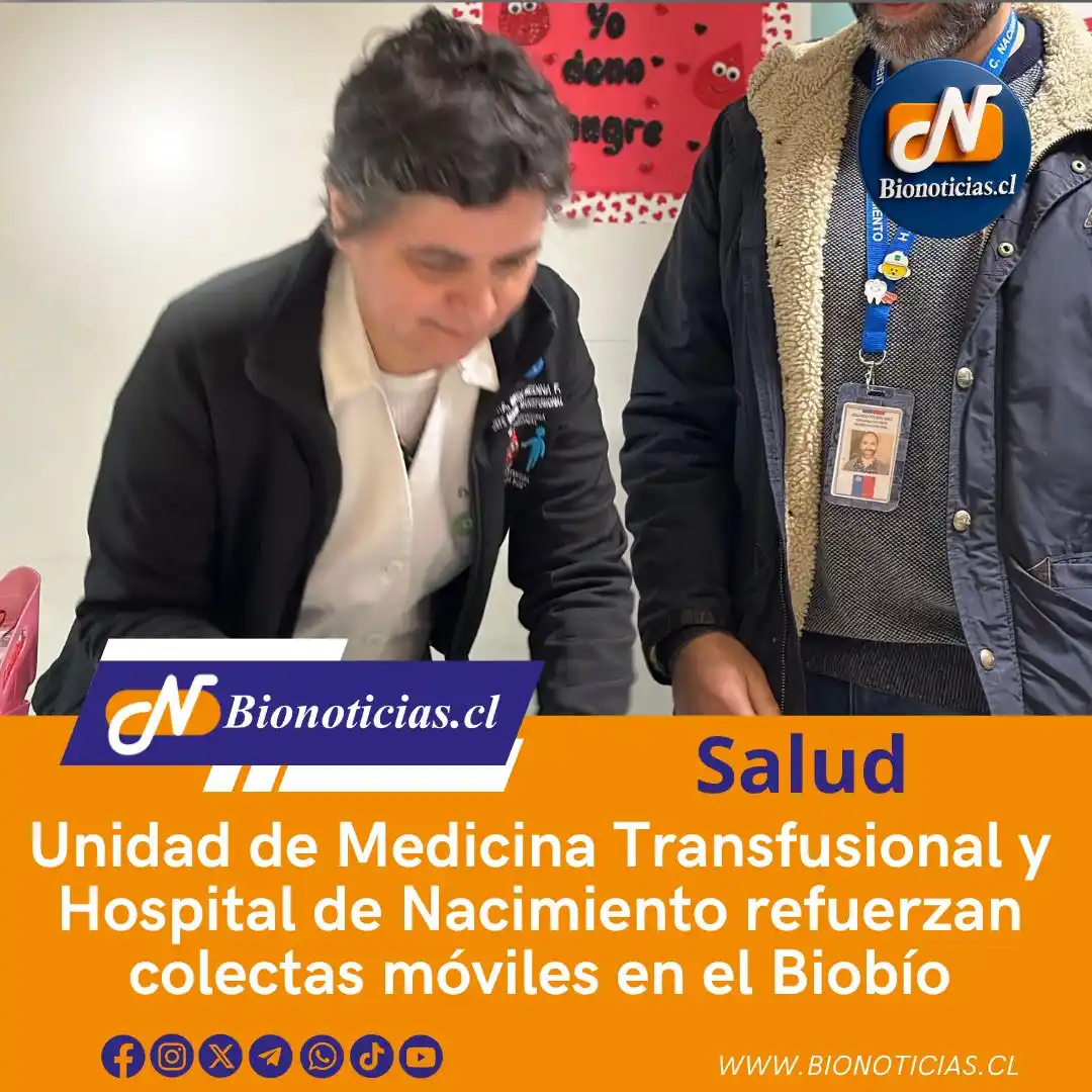 Image from Bionoticias.cl: 🩸 Refuerzan colectas móviles en Biobío con nuevo convenio de salud En...