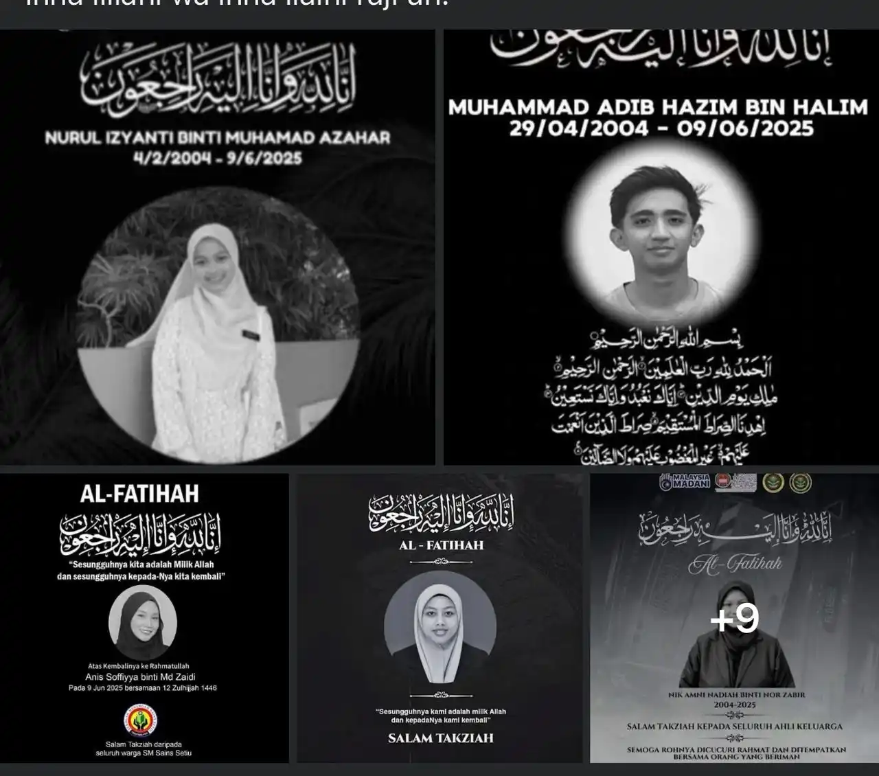 Image from Sepang Viral: Senarai 15 Pelajar UPSI Yang Terlibat Dalam Tragedi. Al-Fatihah Buat ...