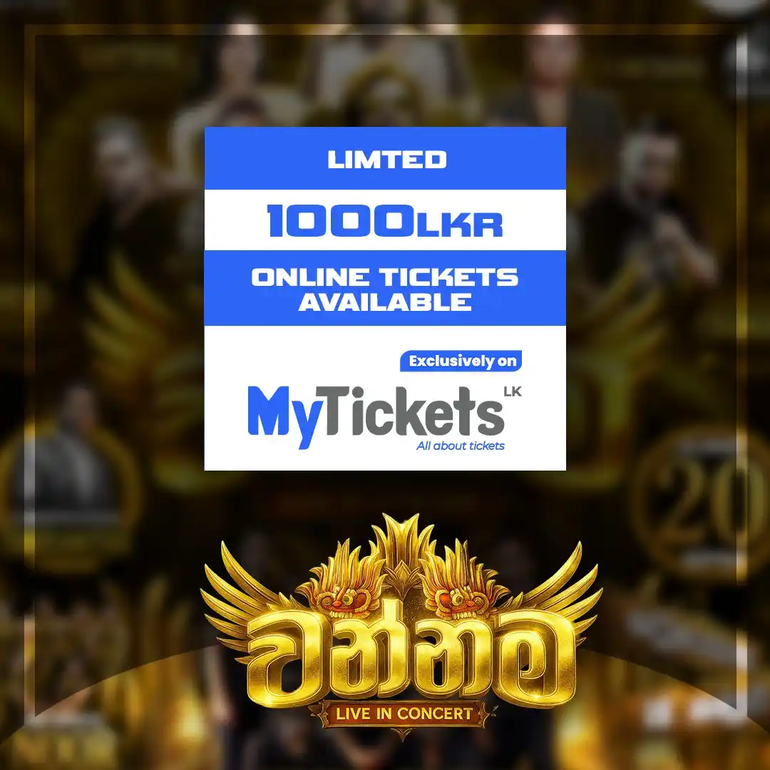 Image from MyTicketsLK: WANNAMA LIVE IN CONCERT   🔥 Limited Tickets Only   Grab Your TIckets ...