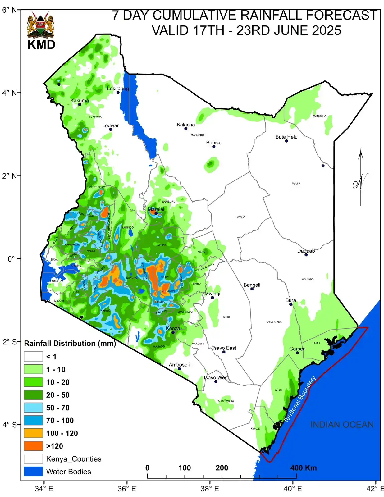 Kenya Meteorological Department post