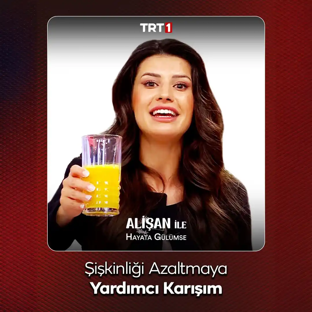 Image from TRT 1: "1 haftada göbeğinizde ciddi bir iniş olur." 🥤 Şişkinliği azaltmaya ...