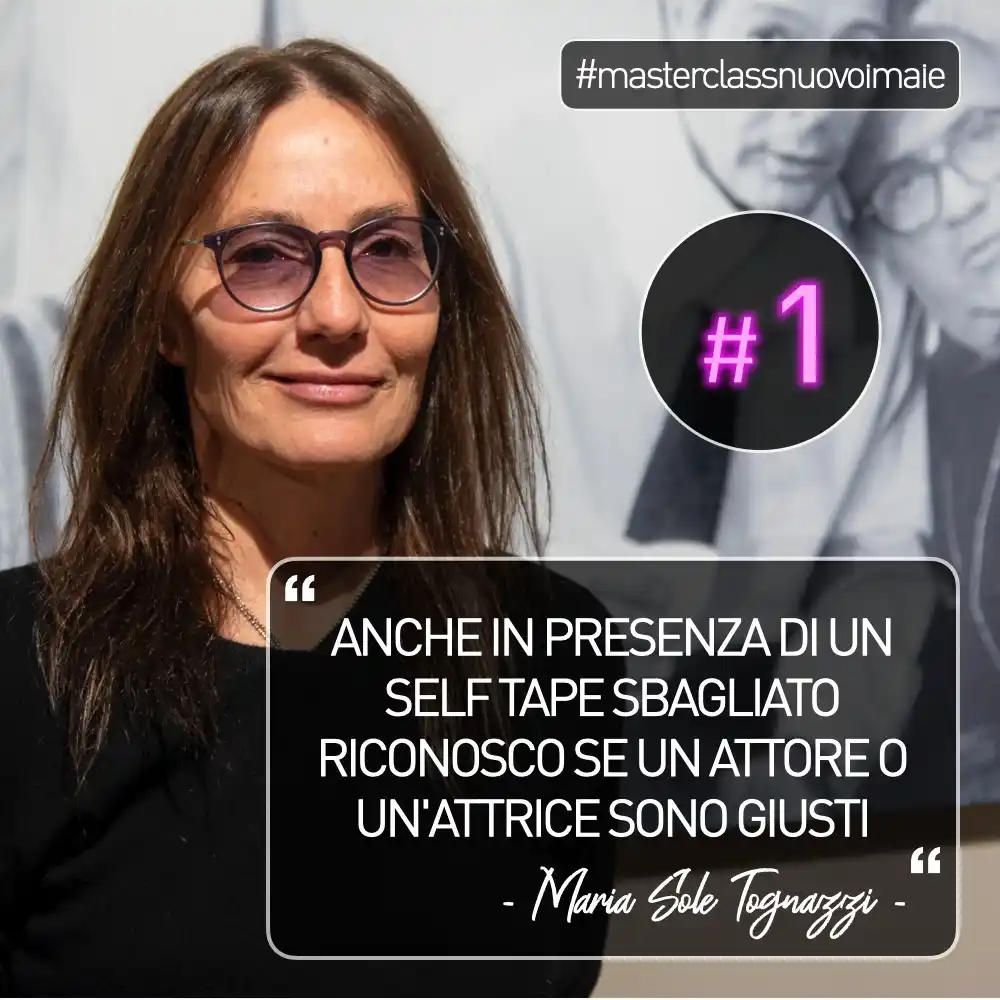 Image from NUOVO IMAIE: “ _Anche in presenza di un self tape sbagliato riconosco se un attore ...
