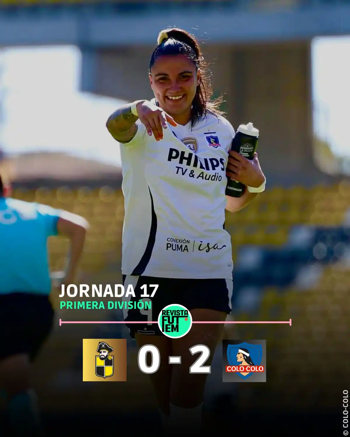Image from Revista FutFem: Colo-Colo vence en trabajado partido a Coquimbo Unido. CC: 3’ María J...