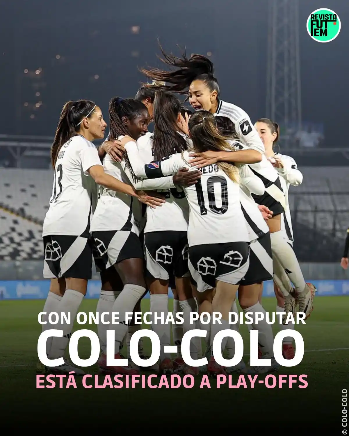 Image from Revista FutFem: Con once jornadas por disputar, las albas aseguran sus pasajes a play-...