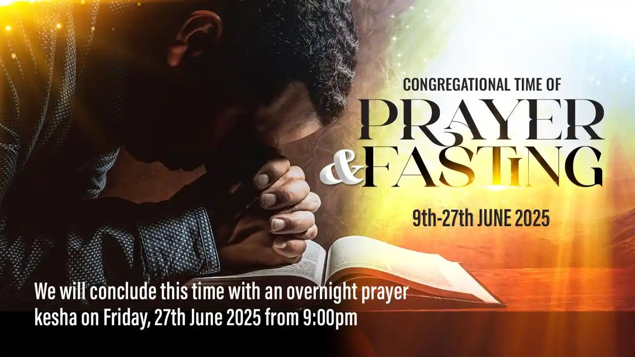 Image from Nairobi Baptist Church, Ngong Road: CONGREGATIONAL TIME OF PRAYER AND FASTING  In the month of June, we wi...