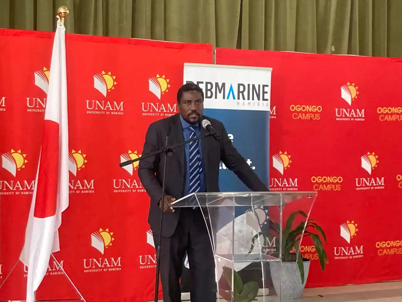 Image from Eagle Media House: During the rice harvesting festival at the Ogongo Campus, Professor Ke...