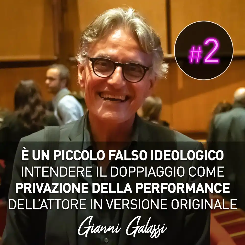 Image from NUOVO IMAIE: “ _E' un piccolo falso ideologico intendere il doppiaggio come privazi...