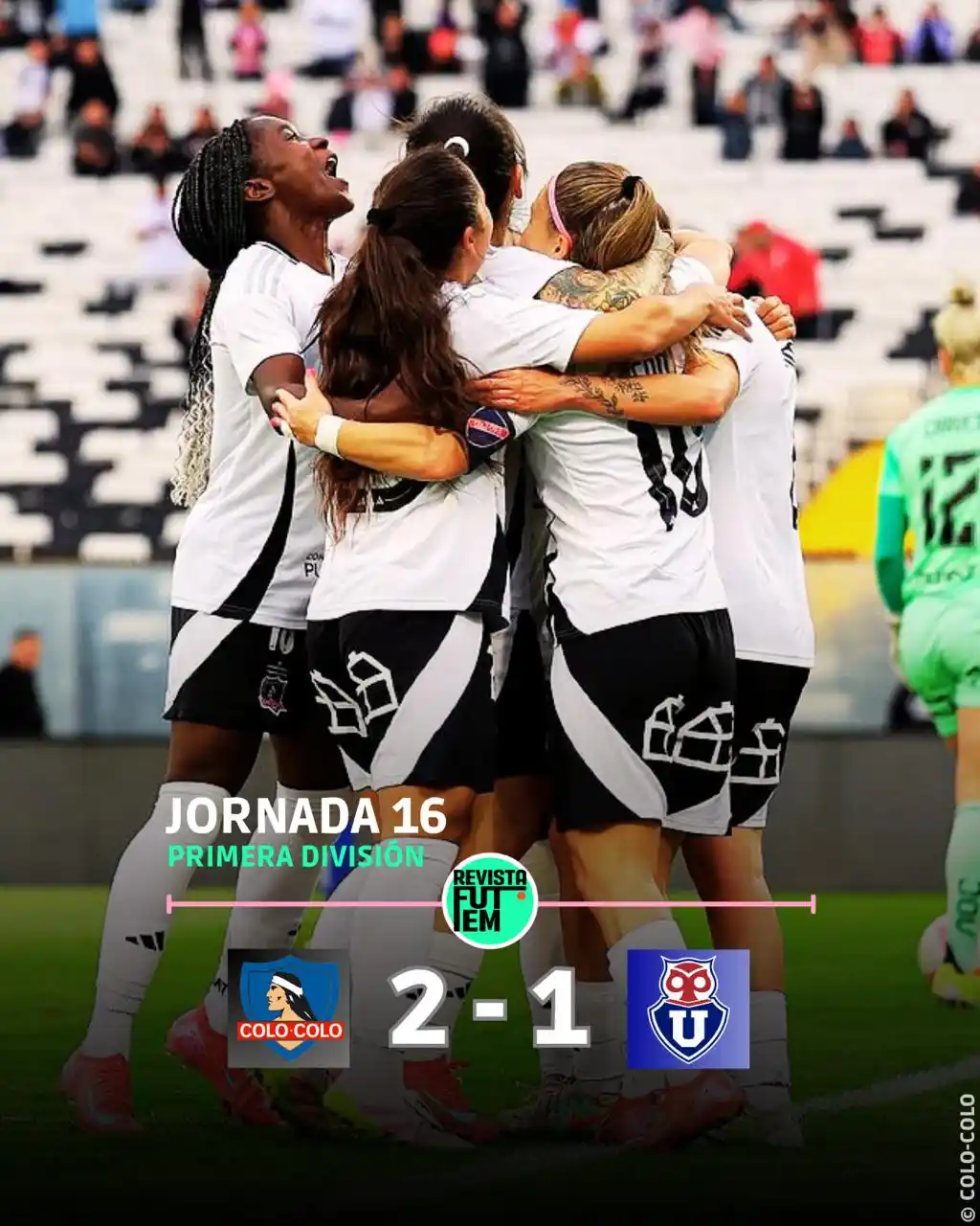 Image from Revista FutFem: EL SUPERCLÁSICO 52 ES ALBO CC: 16’ Yastin Jiménez, 26’ Mary Valencia ...
