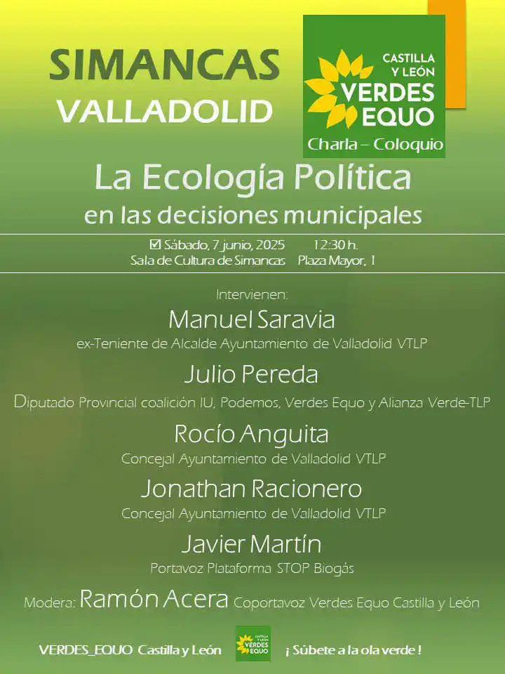 Image from Valladolid Toma la Palabra: 📢 Este fin de semana nuestros concejales @rocioanguita y Jonathan Rac...