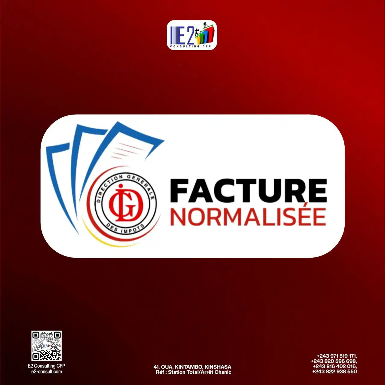 Image from E2 CONSULTING SAS: 📄 FACTURE NORMALISÉE DGI : CE QUE VOUS DEVEZ SAVOIR ! La Direction G...