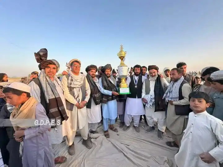 Image from د المپیک، بدني روزنې او ورزش عمومي ریاست: غزنی؛ مسابقات نیزه زنی با اسپ با اشتراک ۵۲ ورزشکار در ولسوالی قره باغ ...