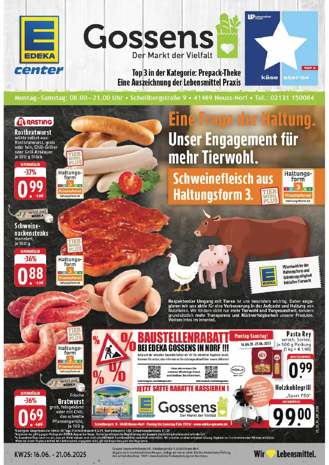 EDEKA Gossens Neuss post