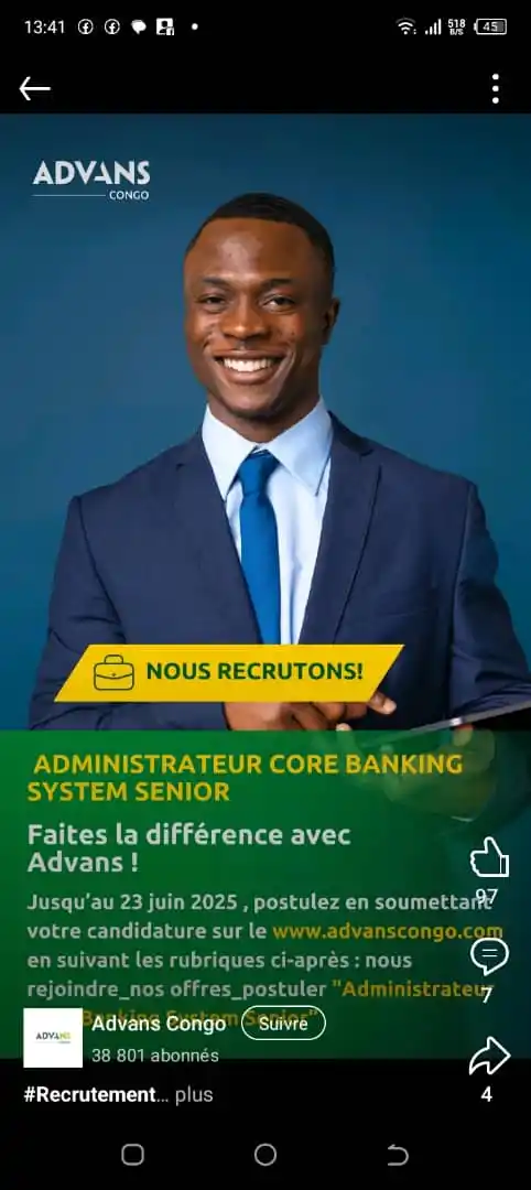 Image from E2 CONSULTING SAS: https://www.linkedin.com/posts/advans-banque-rdc_recrutement-advanscon...