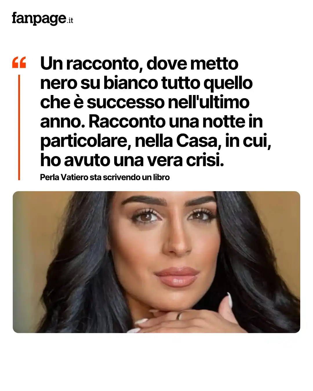 Image from Spettacolo Fanpage.it: *L'ex gieffina ha anticipato che nel libro che sta scrivendo c'è un ca...