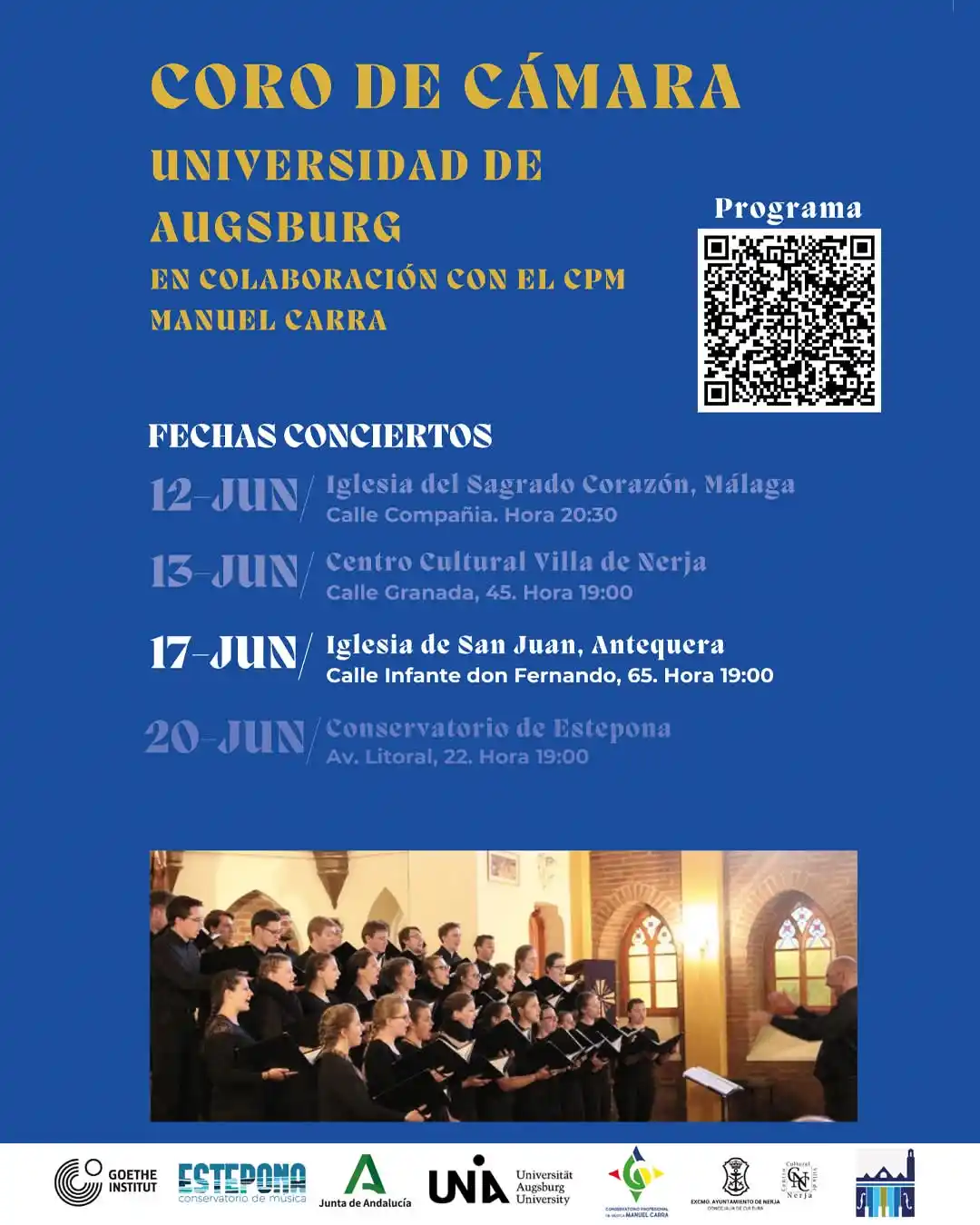 Image from Antequera, con Q de Qultura: Llega a Antequera el Coro de Cámara de la Universidad de Augsburg (Ale...