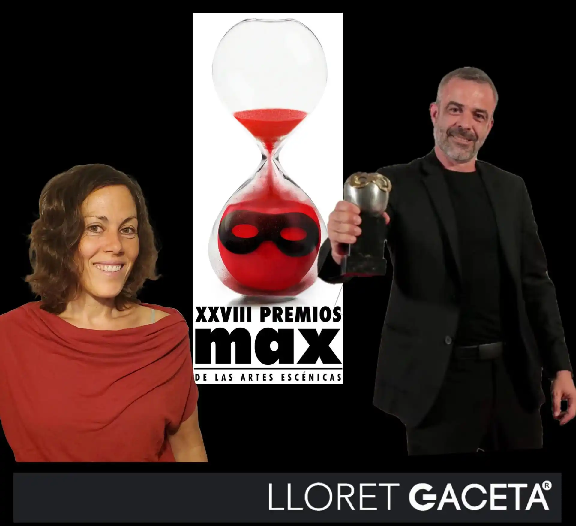 Image from Lloret Gaceta: Lloret fa història als Premis Max: reconeixement estatal per a Peralta...