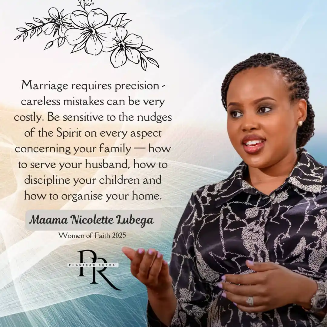 Image from Phaneroo Rhema: Marriage requires precision - careless mistakes can be very costly. Be...