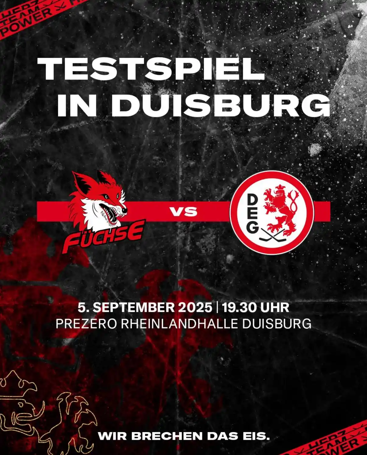 Image from Fanbeauftragte Düsseldorfer EG: 🏒 Nächster Testspieltermin - 05.09. in Duisburg!  Die DEG informiert:...