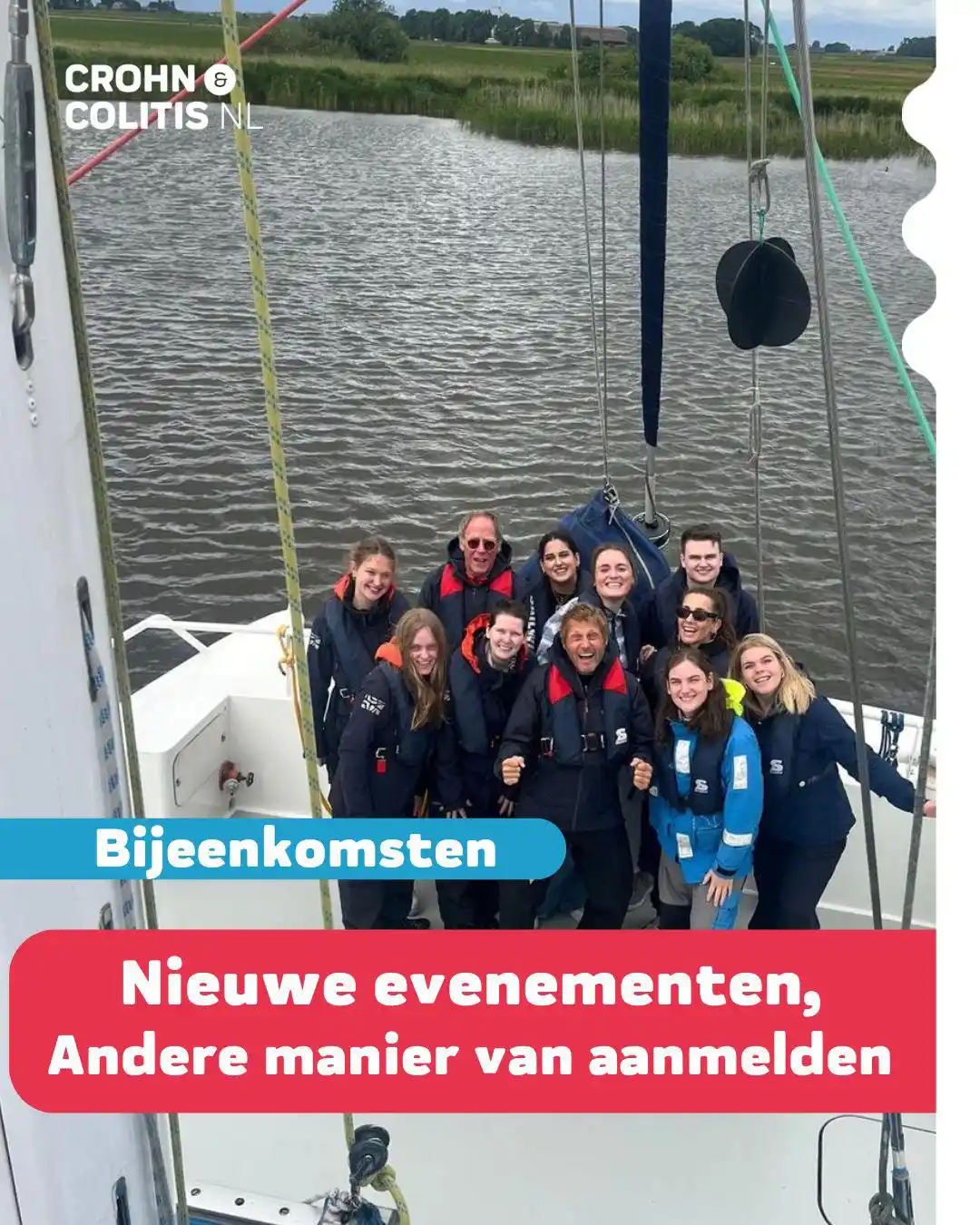 Image from Crohn & Colitis NL: 🎉 Nieuwe evenementen, andere manier van aanmelden! 🎉  Wil je meedoen...