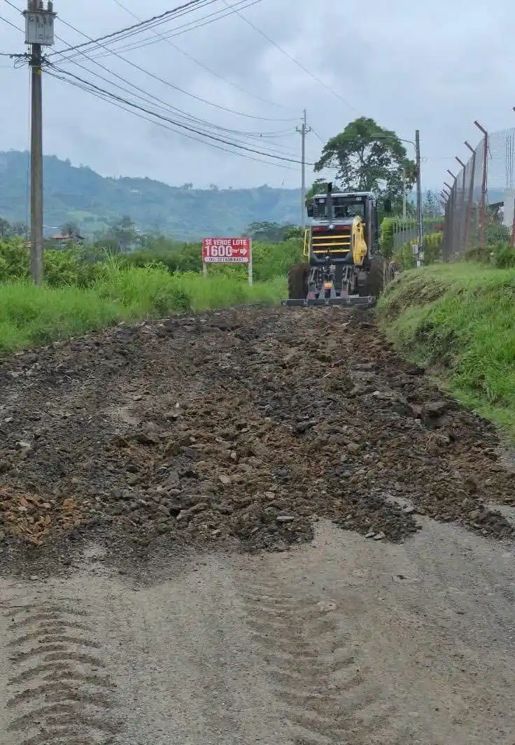 Image from Alcaldía de Pereira : OBRAS DE INFRAESTRUCTURA VIAL EN MORELIA  🚜👷🏽Los Distritos de Maqui...