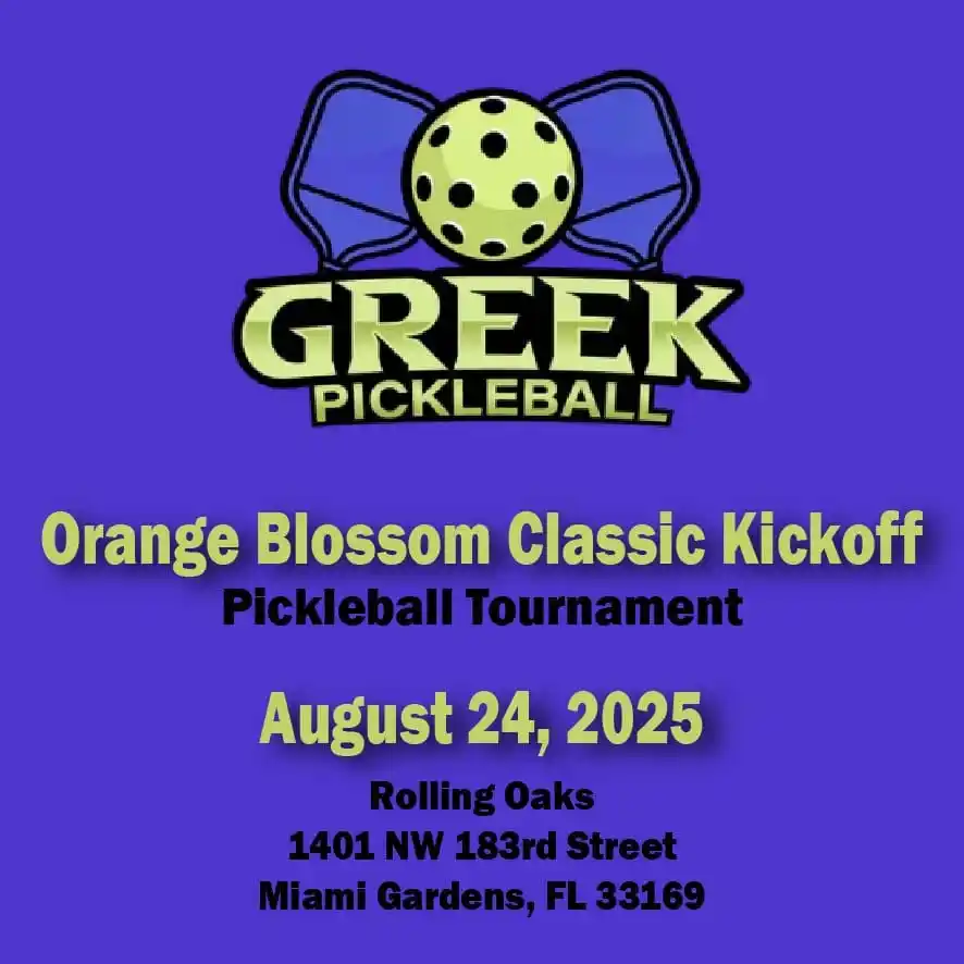 Image from Florida Pickleball Tournaments: ➡️ "Orange Blossom Classic Kickoff" Pickleball tournament in Miami Gar...