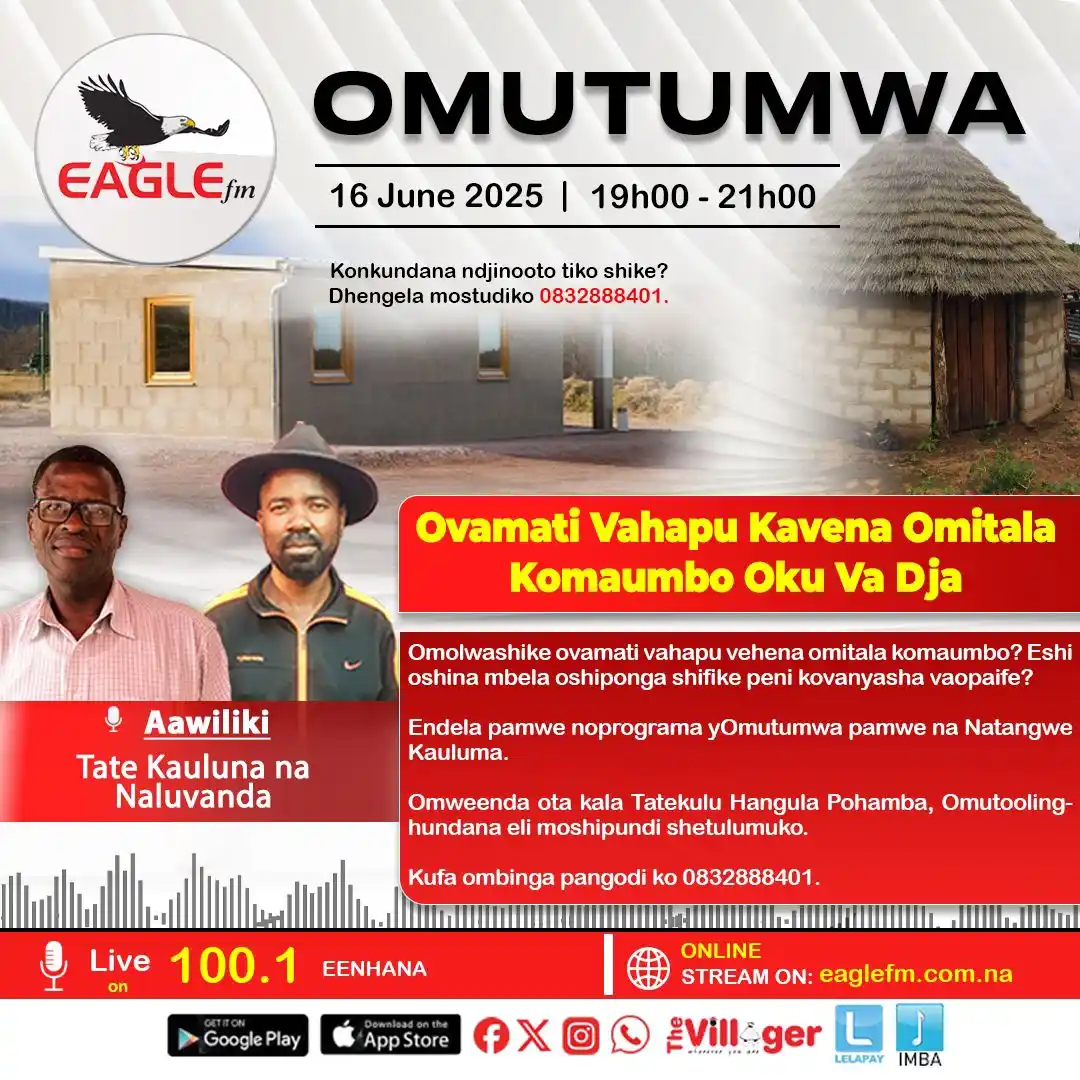 Image from Eagle Media House: Ovamati Vahapu Kavena Omitala Komaumbo Oku Va Dja  Omolwashike ovamati...