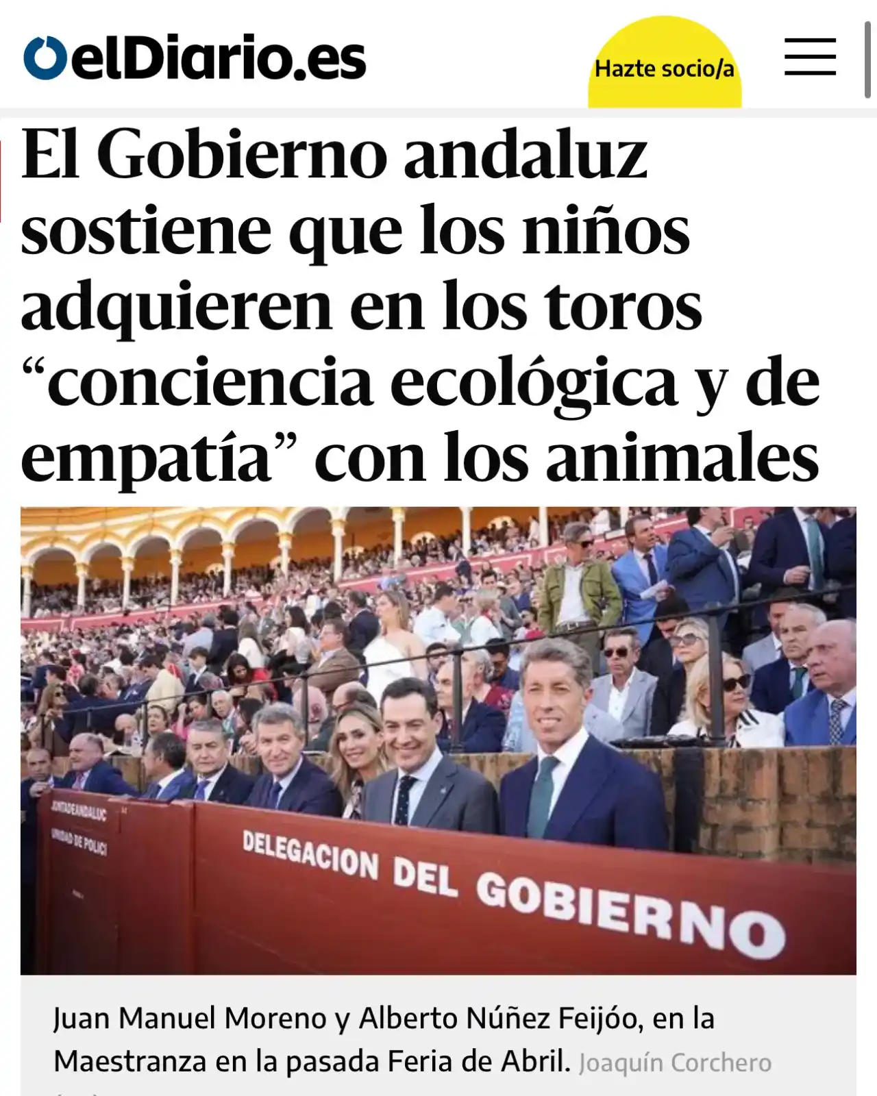 Image from PACMA: 🤯Para el gobierno de la Junta de Andalucía de Juanma Moreno, la viole...