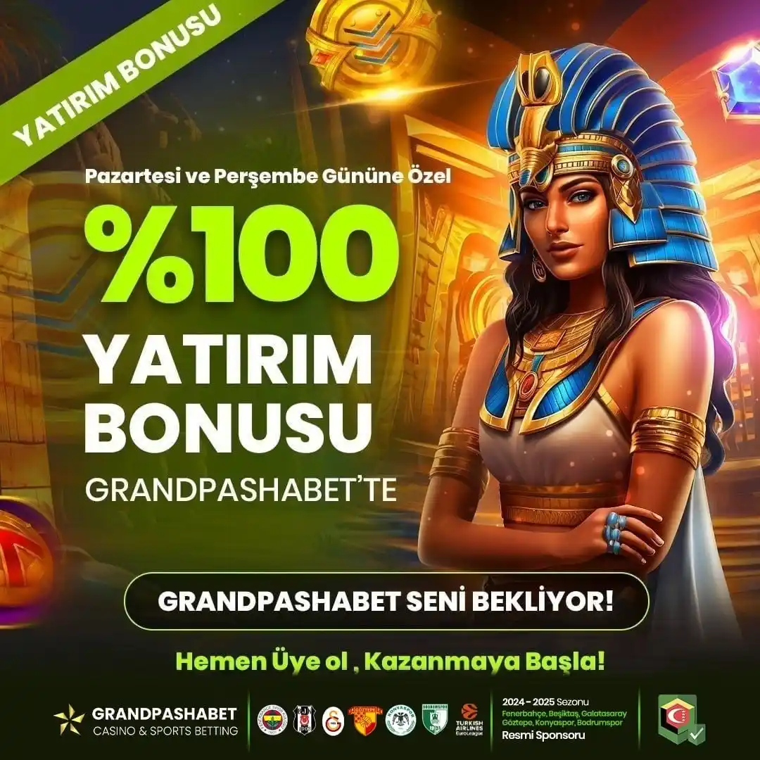 Image from GrandPasha Resmi: 🎁 *%100 YATIRIM BONUSU* 🎁 🌟 Perşembe Gününe Özel %100 Yatırım Bonu...