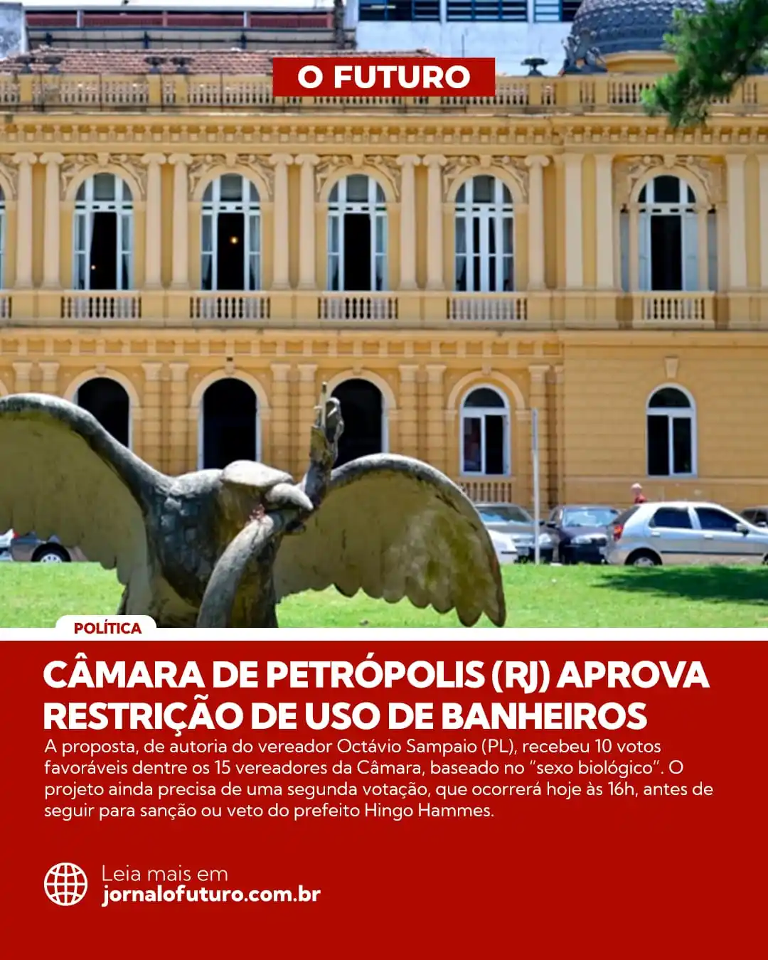 Image from EDC - Em Defesa do Comunismo: REDAÇÃO | A Câmara dos Vereadores de Petrópolis, cidade na região serr...
