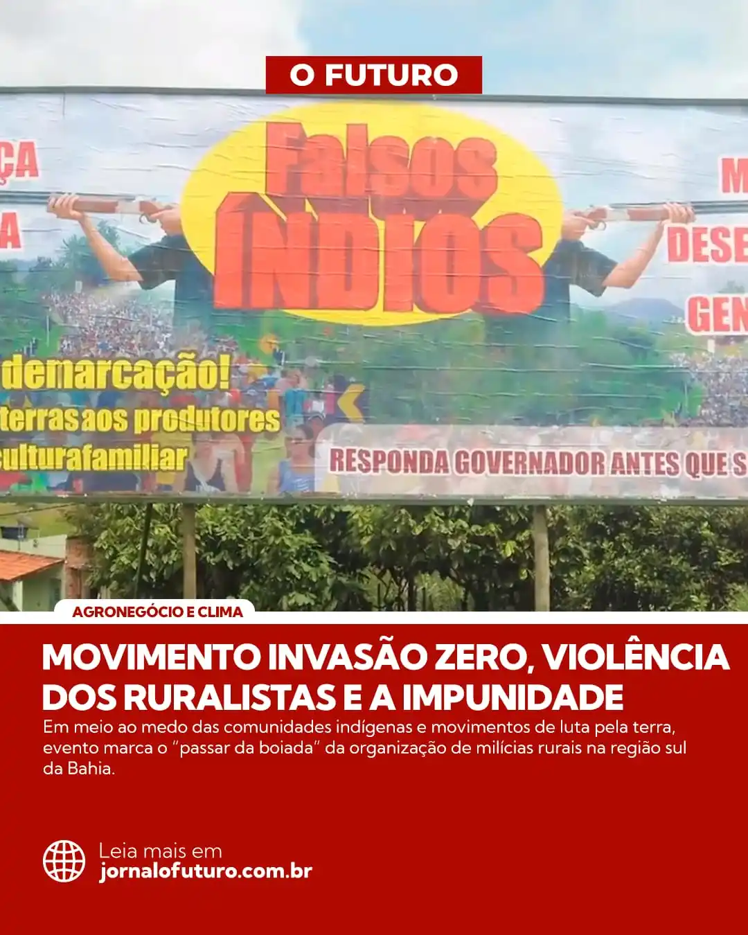 Image from EDC - Em Defesa do Comunismo: REDAÇÃO | No dia 7 de junho, o Movimento Invasão Zero, movimento suspe...