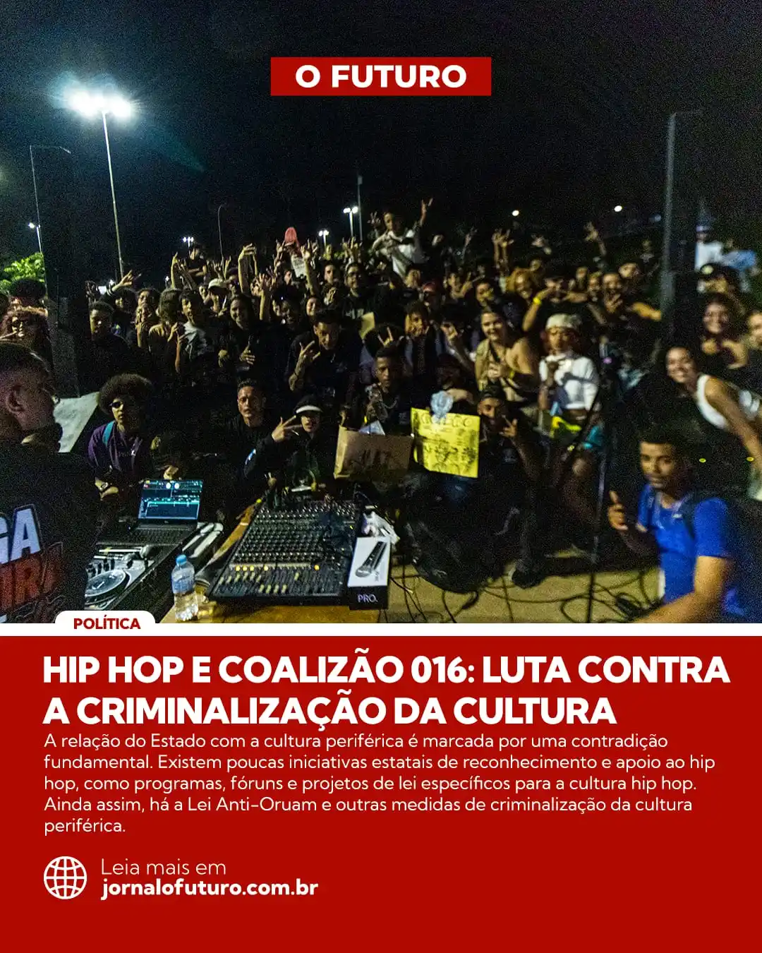 Image from EDC - Em Defesa do Comunismo: REDAÇÃO | O evento "Coalizão 016 Liga Caipira de Freestyle", realizado...