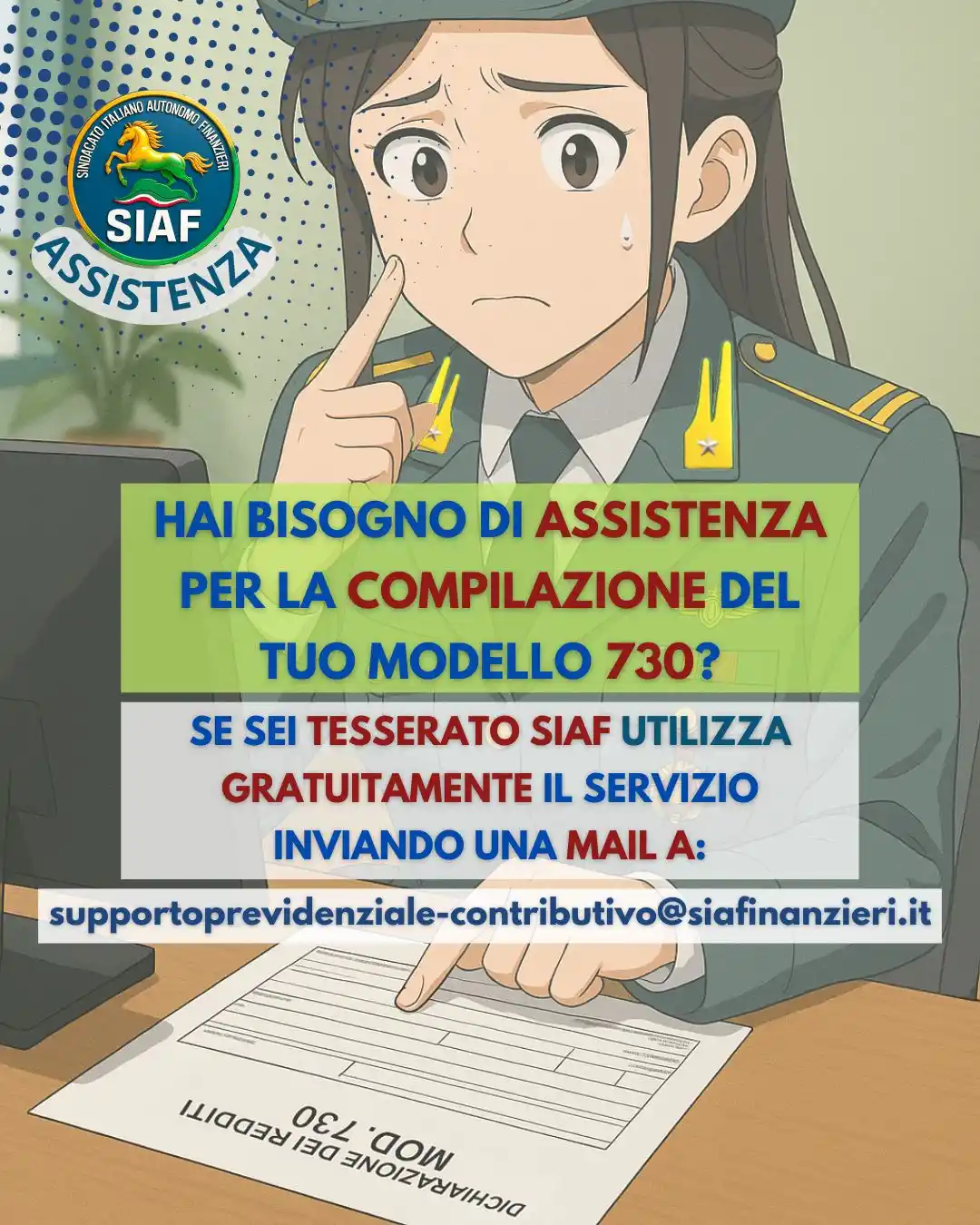 SIAF Sindacato Italiano Autonomo Finanzieri post