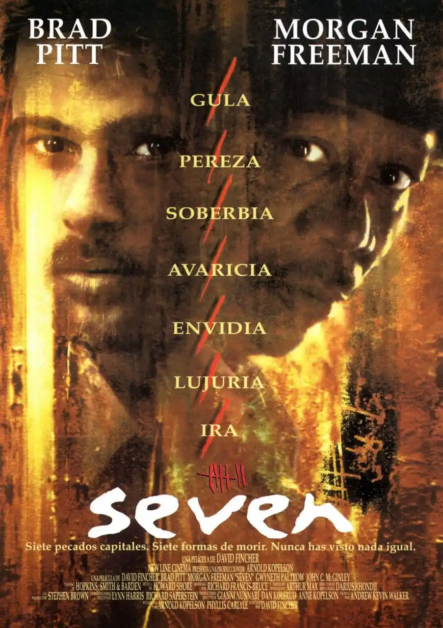 Image from DRAQLA TV PREMIUM CHANNELS: Seven (Crime/Horror) VJ Ulio Detectives Somerset and Mills, one a sea...
