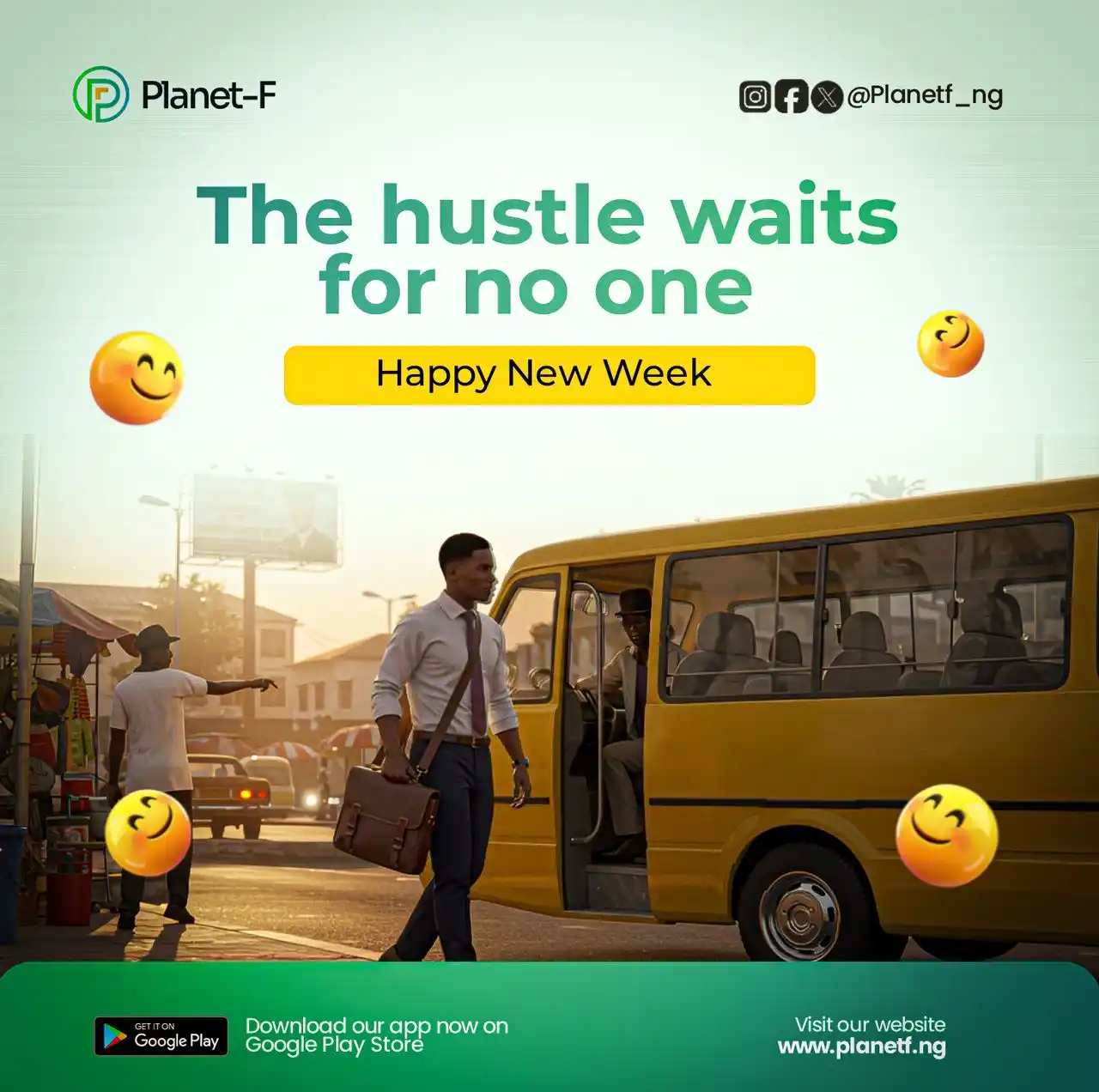 Image from PlanetF_Nigeria: The grind won’t slow down for anyone. But you? You’re built for the cl...