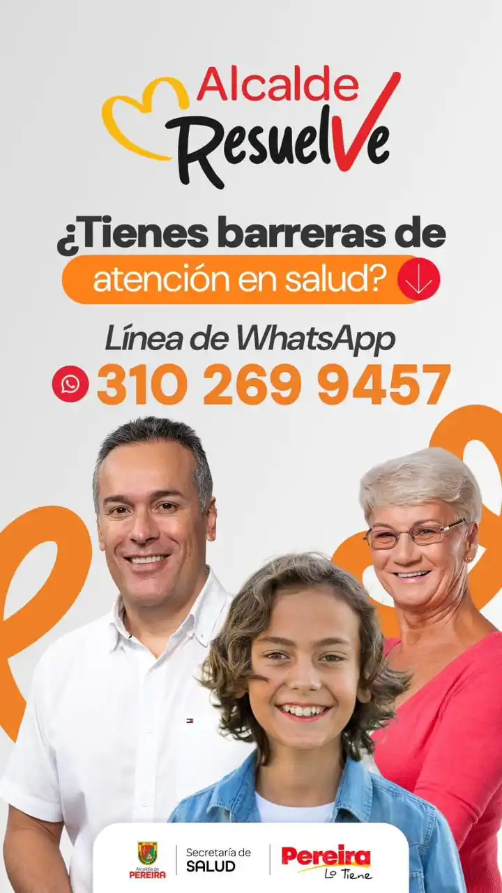 Image from Alcaldía de Pereira : ¿TIENES DIFICULTADES PARA ACCEDER A SERVICIOS DE SALUD? 👨🏻⚕️🩺 En...