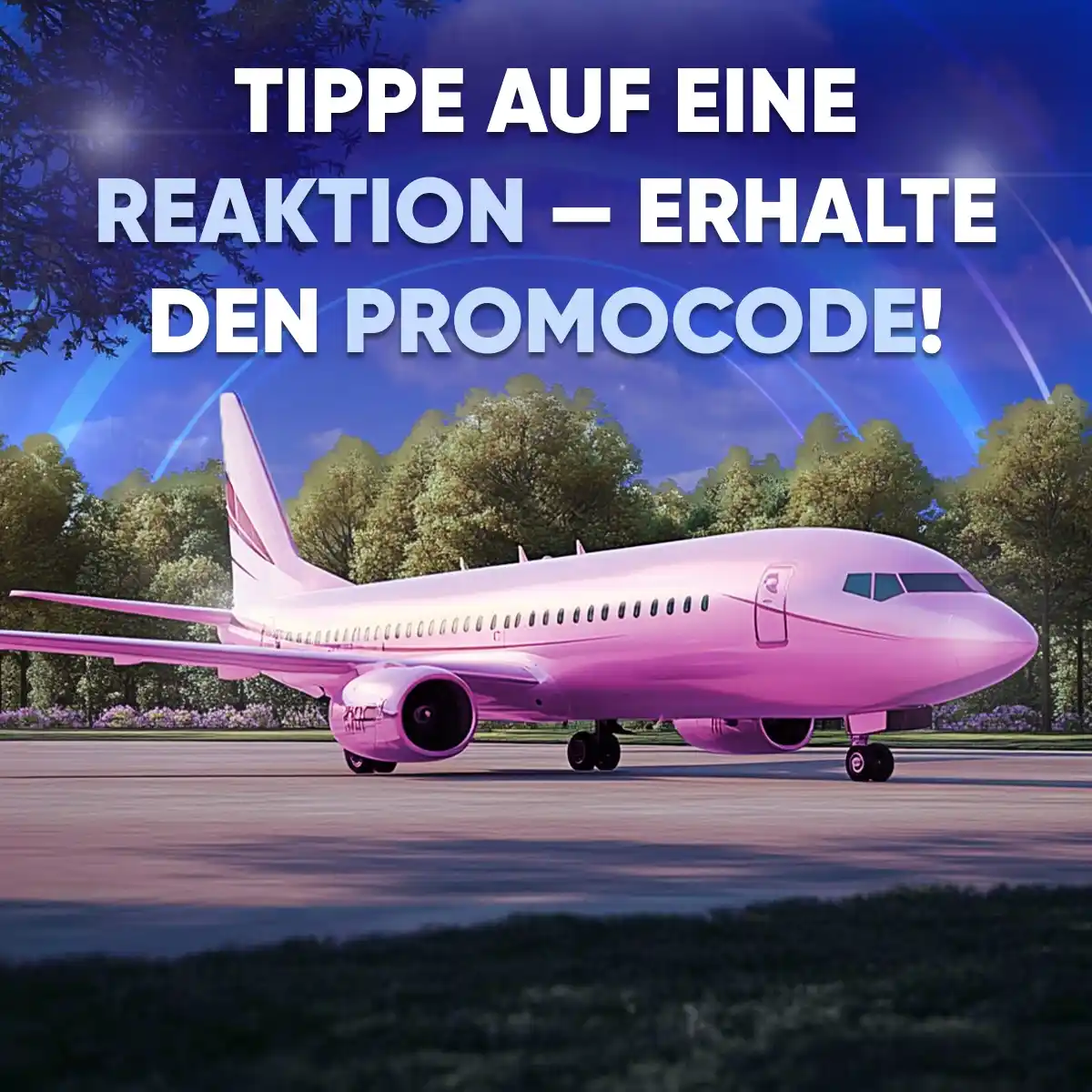 Image from JET Casino | Germany 🇩🇪: *🔥 Tippe auf eine Reaktion — erhalte den Promocode!* 🎉 Wir starten ...