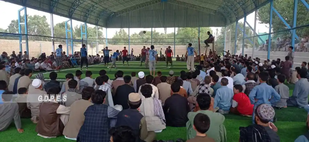 Image from د المپیک، بدني روزنې او ورزش عمومي ریاست: تخار؛ پایان مسابقات والیبال جام عیدی با اشتراک ۱۲ تیم در ولسوالی دشت ق...