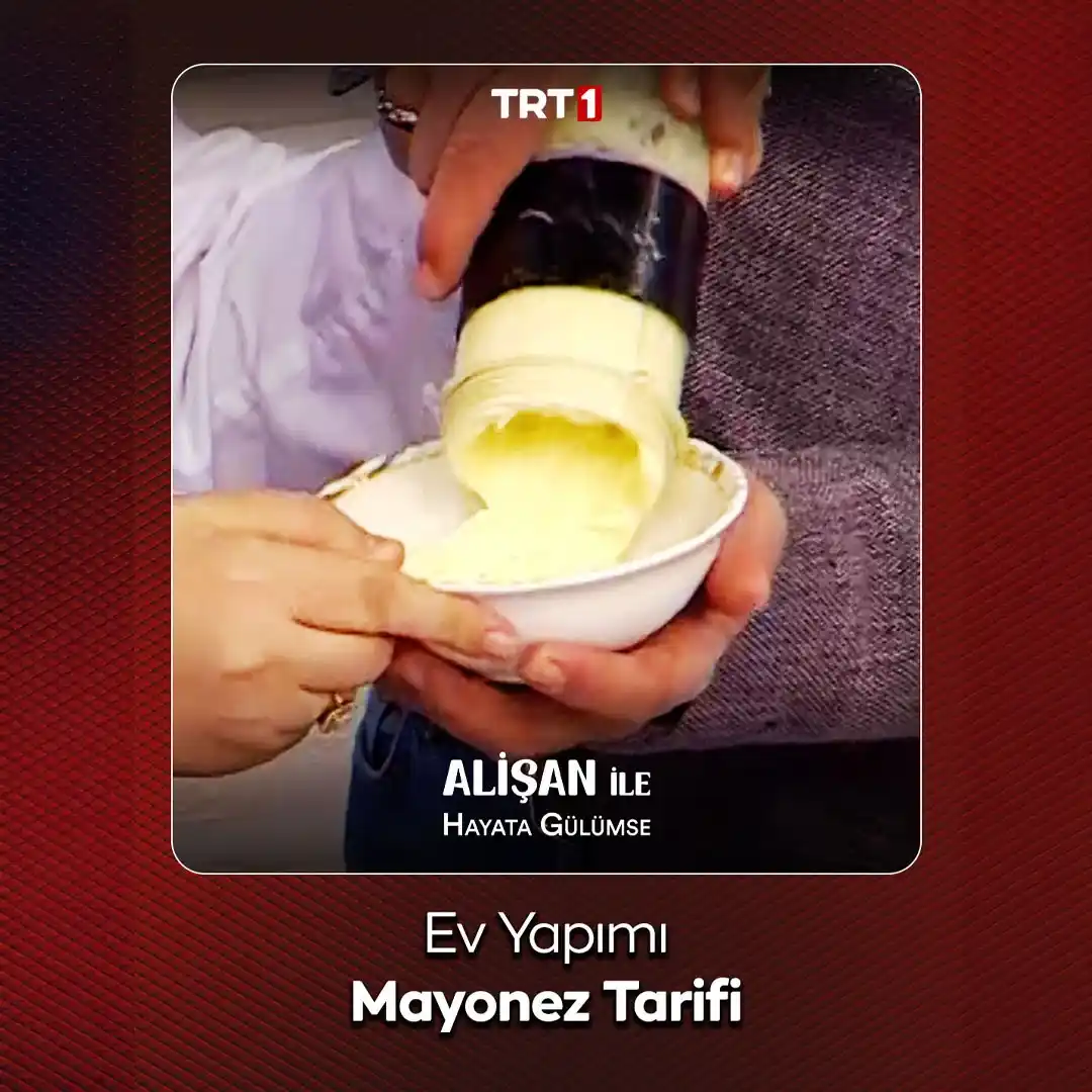 Image from TRT 1: "Tüm dünyada viral olan mayonez tarifi..." 🥄  💬 Pratik Bilgiler Uzma...
