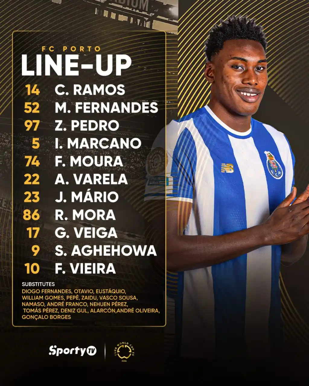 Image from SportyTV: 🇺🇸 INTER MIAMI 🆚 FC PORTO 🇵🇹 FIFA Club World Cup match now on S...