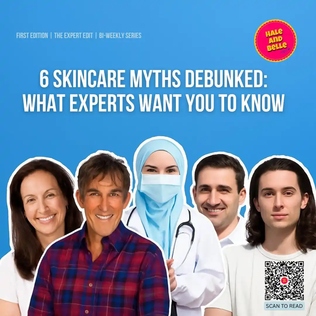 Image from Hale and Belle ®: When it comes to skincare, misinformation spreads faster than results....