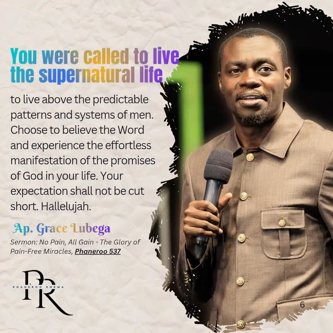 Image from Phaneroo Rhema: You were called to live the supernatural life to live above the predic...