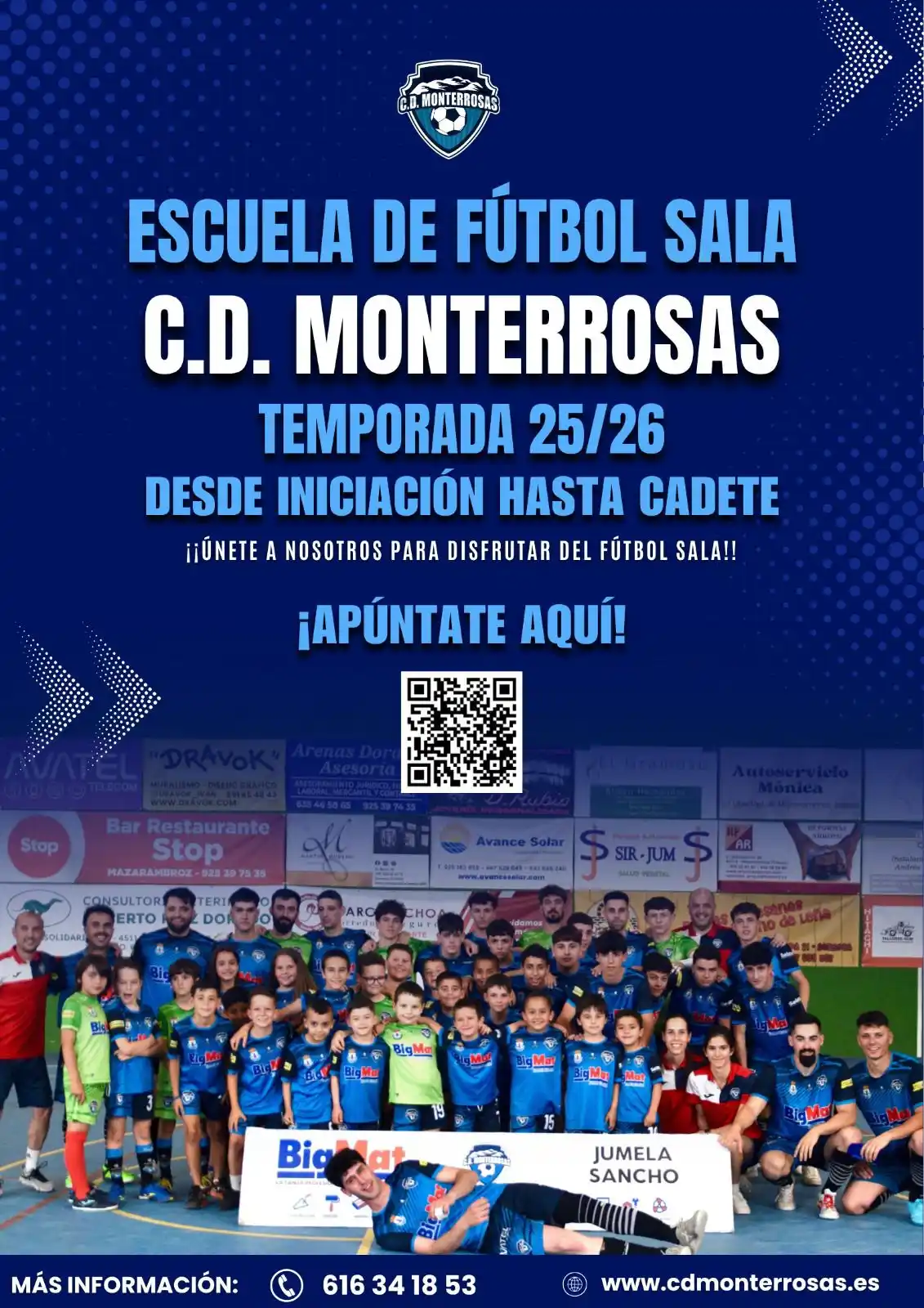 Image from CD MONTERROSAS: 📢 Abierto Plazo de Matrícula 📢 Renovación o nuevas altas de la Escu...
