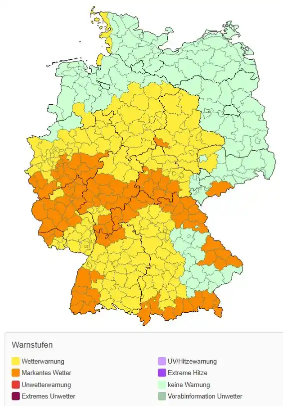 Image from WetterKontor: Aktuelle Warnlage Tief Ole: https://www.wetterkontor.de/warnungen/<a c...
