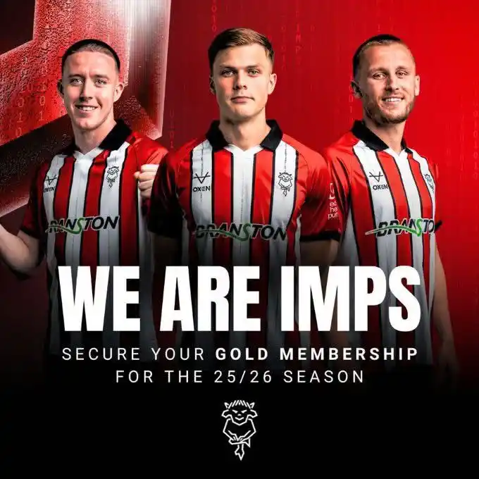 Image from Lincoln City Football Club: 📺 City are offering a reimbursement to Gold Membership holders who ar...